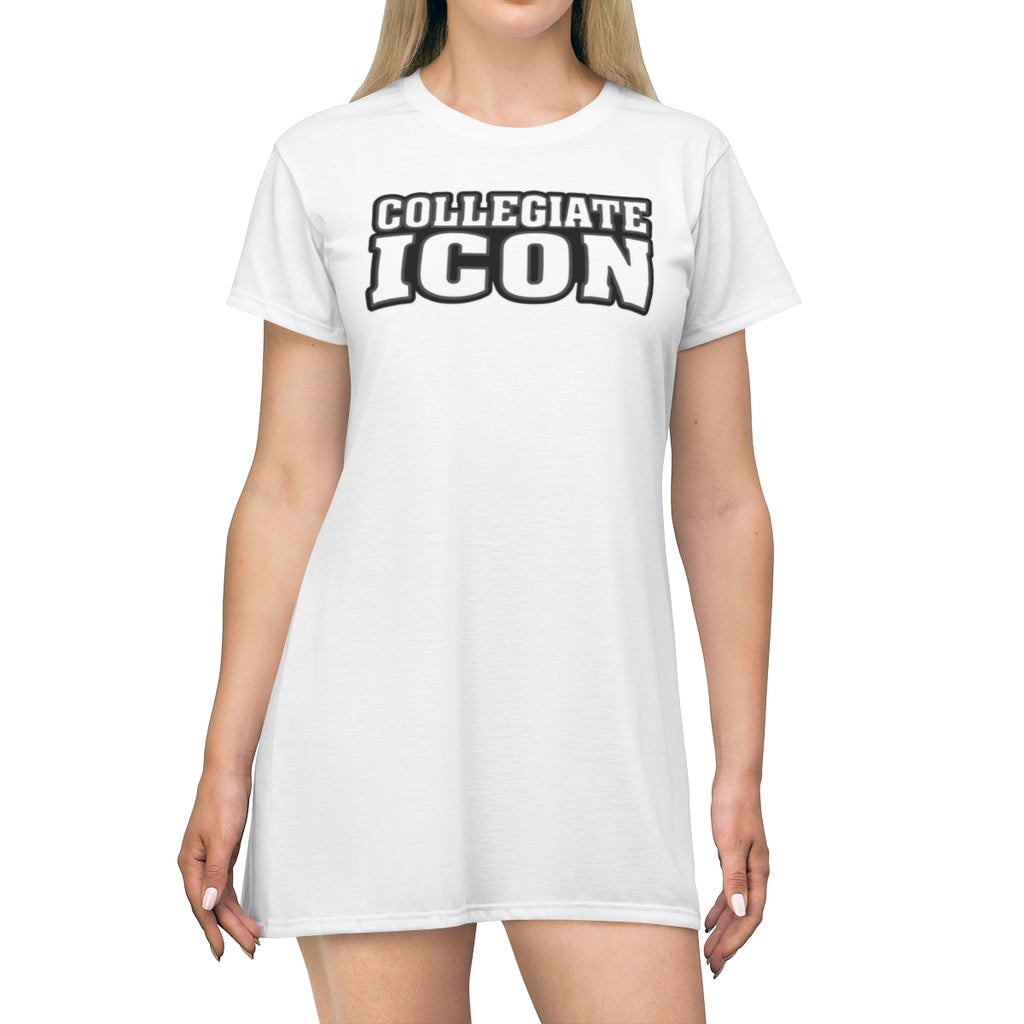 All Over Print T-Shirt Dress